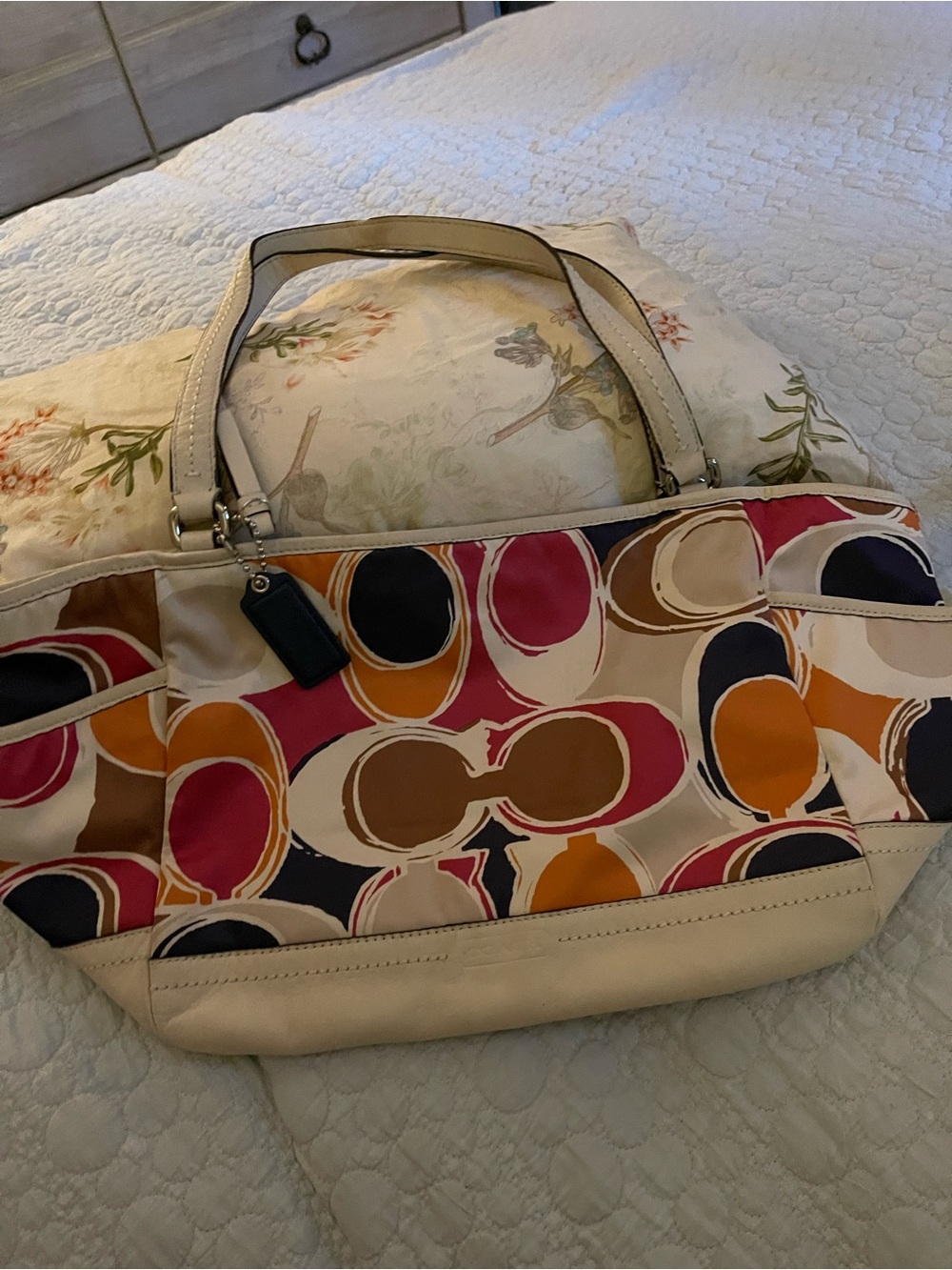 Coach scarf print Multicolor Patterned Women's bag